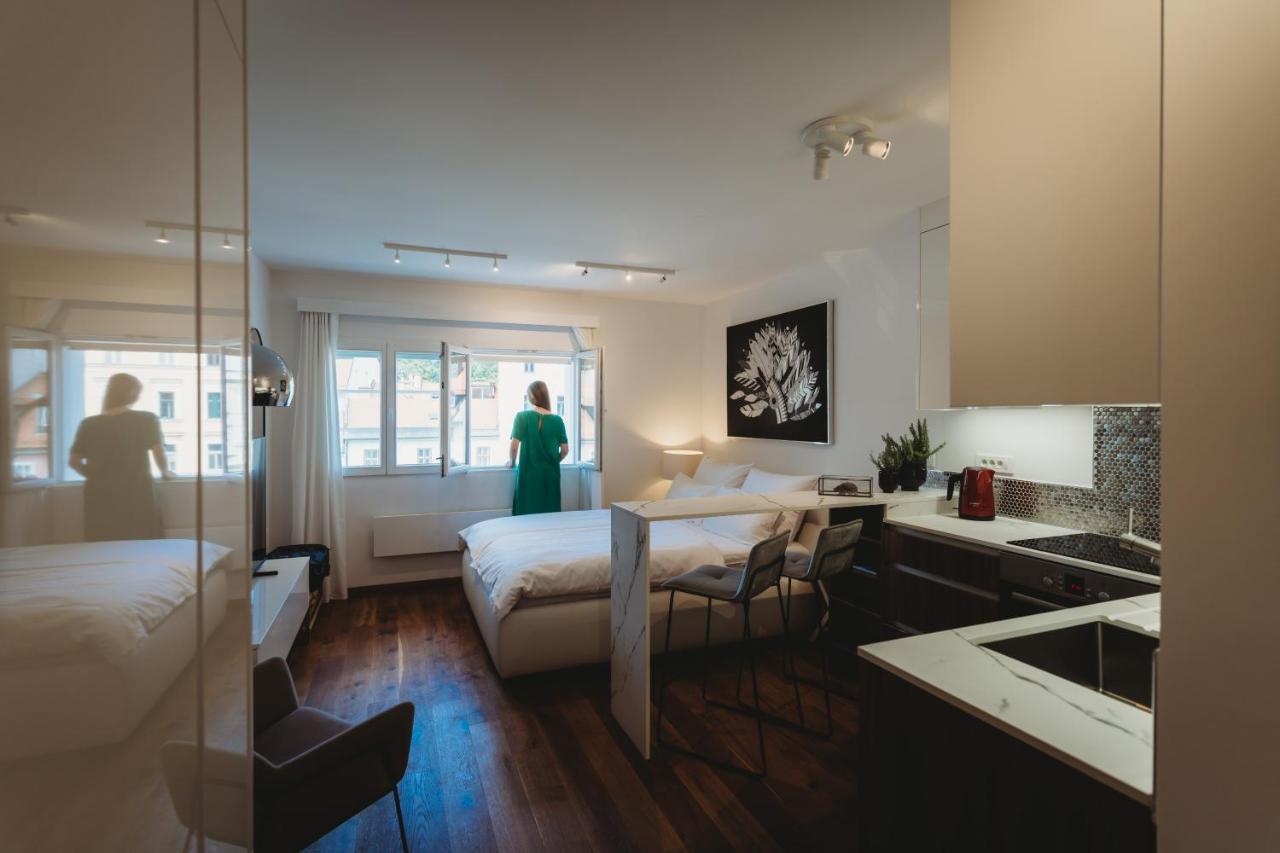 לובליאנה Romantic Jump Studio Overlooking River, Free Parking מראה חיצוני תמונה